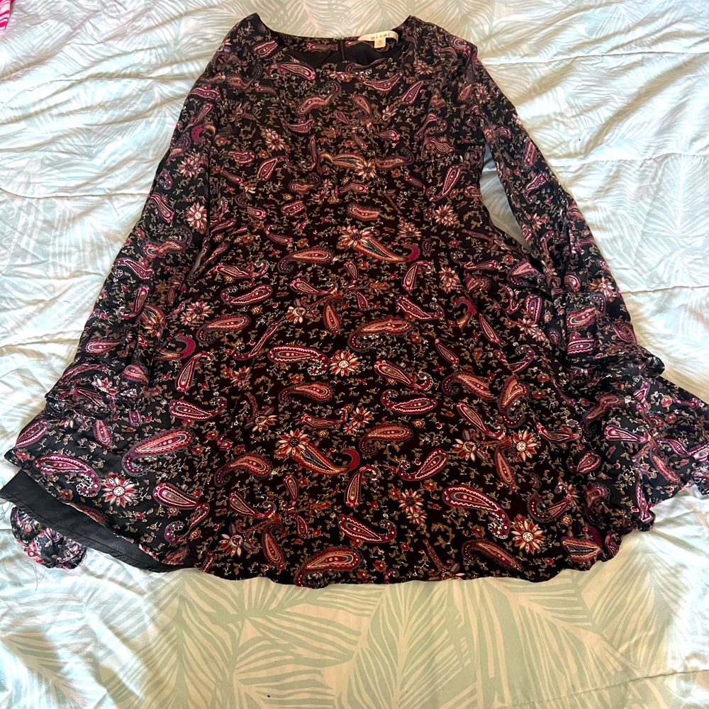 Francesca paisley print dress